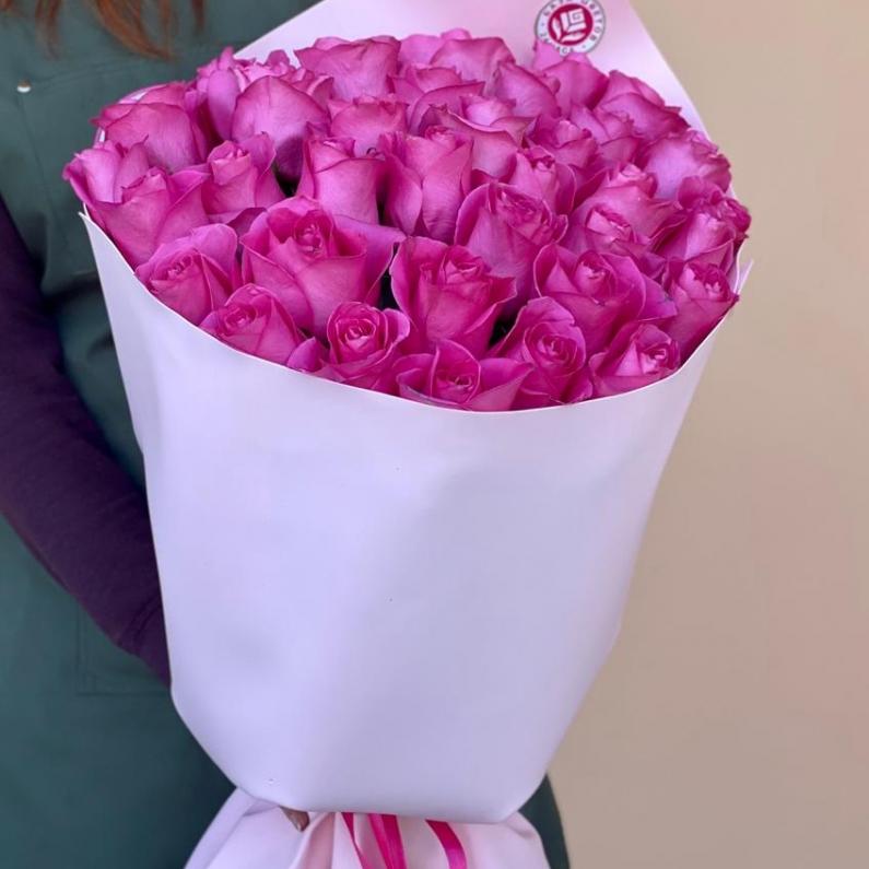 Букеты из розовых роз 70 см (Эквадор) №  177320