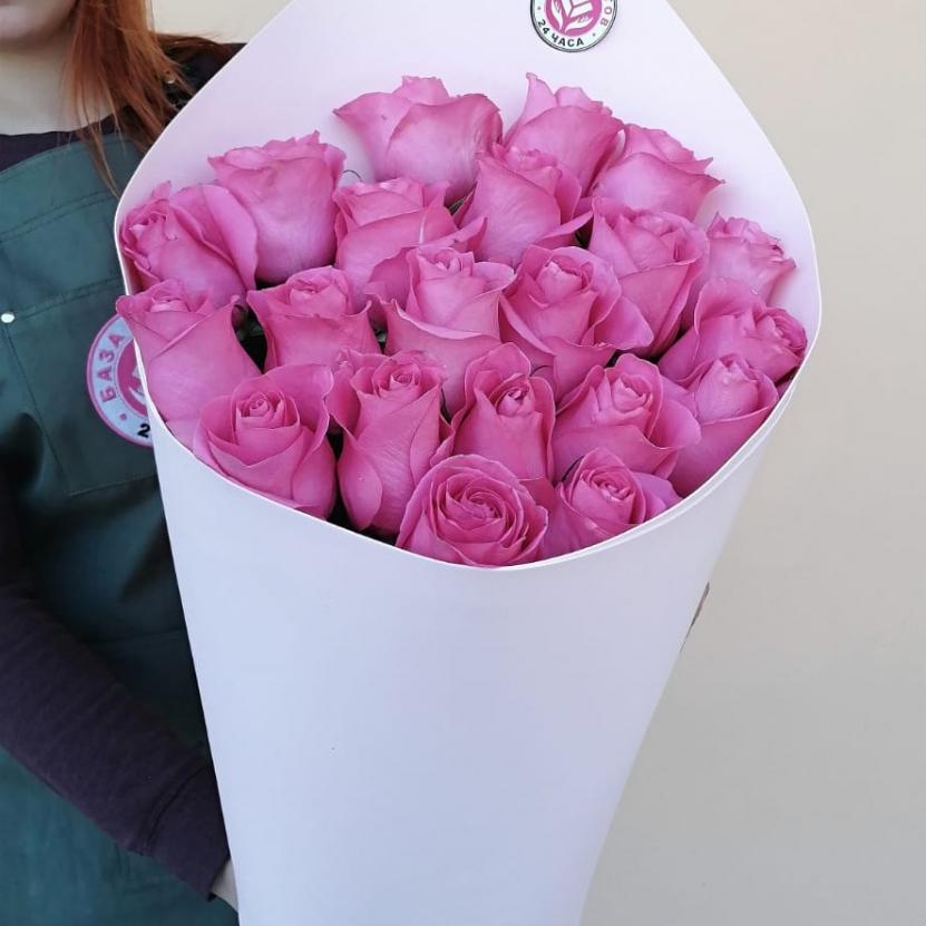 Букеты из розовых роз 70 см (Эквадор) №  177320