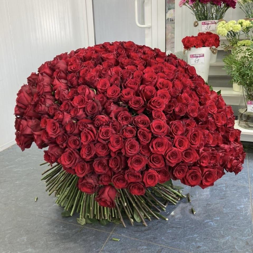 Букеты из красных роз 80 см (Эквадор) код: 187860