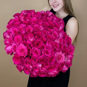 Букет из розовых роз 75 шт. (40 см) Артикул: 83545