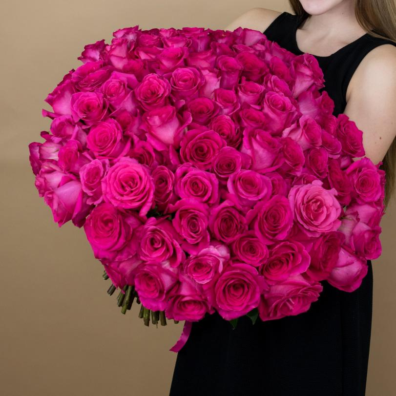Букеты из розовых роз 40 см (Эквадор) Артикул  84010